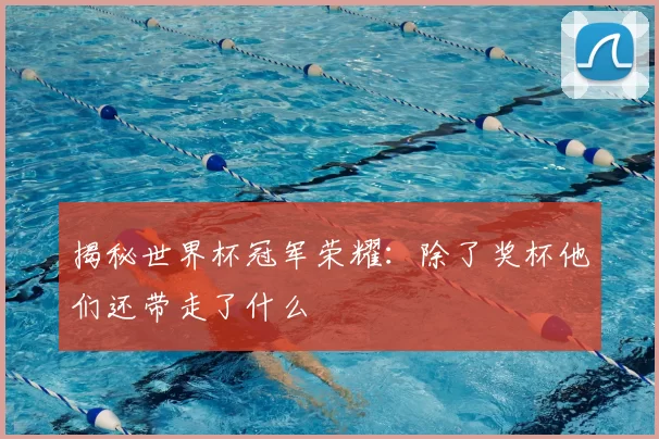 揭秘世界杯冠军荣耀:除了奖杯他们还带走了什么